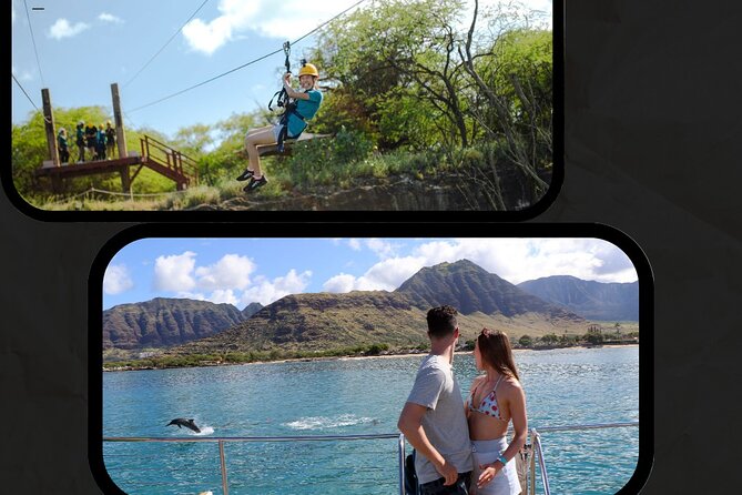 3 Zipline Adventure and 3.5 hour Afternoon Snorkel Cruise - Two West Oahu adventures in one day