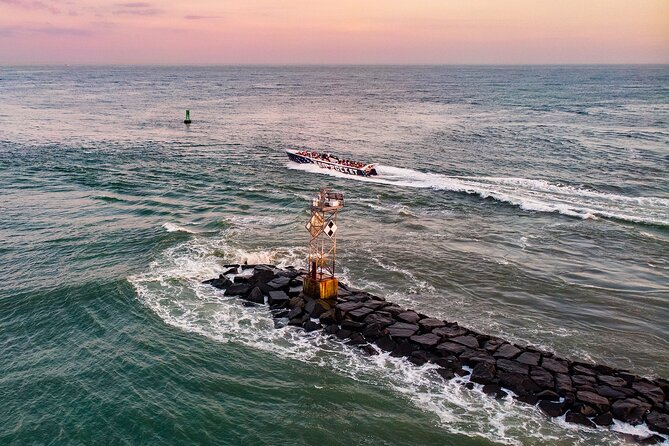 45-Minute Sea Rocket Speed Boat & Dolphin Cruise in Ocean City MD - The fast run, music, and getting soaked