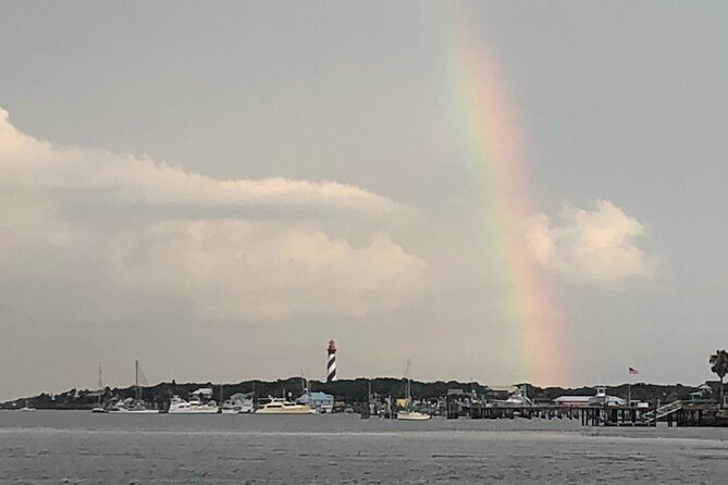 Adventure Boat Tours Dolphin Tails & History Cruise St Augustine - Looking toward the Atlantic at the inlet