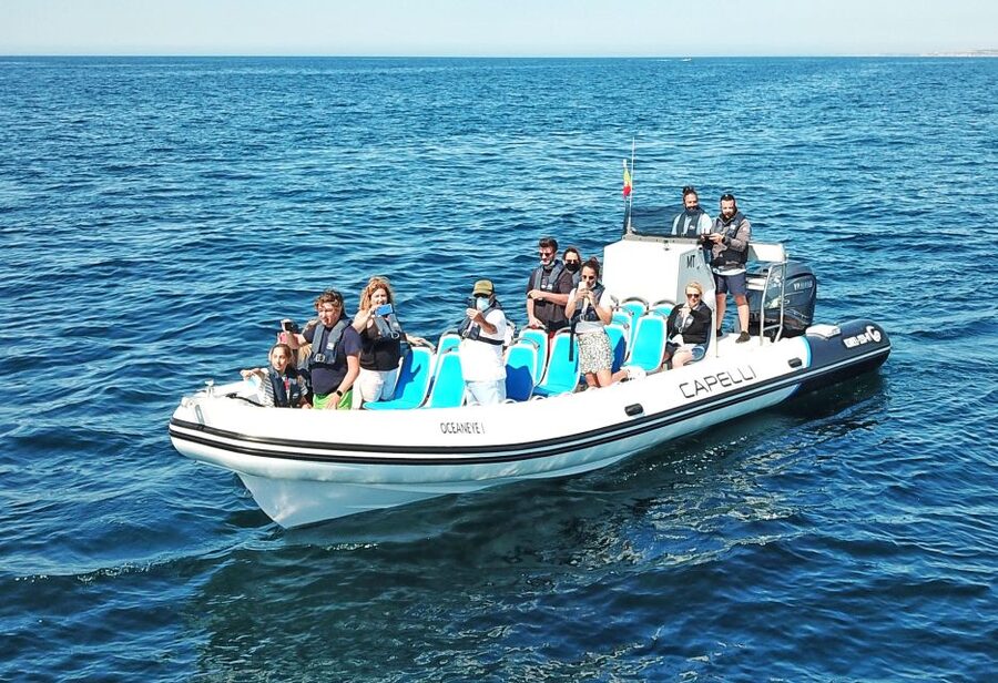 Albufeira: Benagil Cave and Dolphin Sightseeing Boat Cruise - Albandeira caves and Marinha Beach