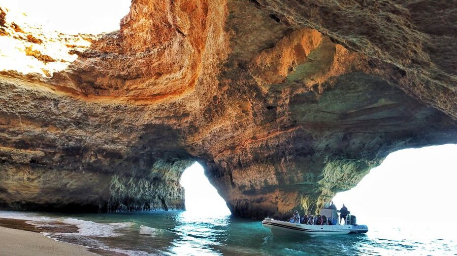 Albufeira: Benagil Cave and Dolphin Sightseeing Boat Cruise - Benagil Cave, the trip’s headline stop