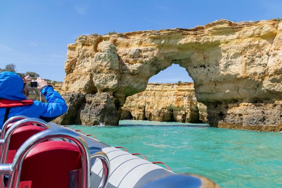 Albufeira: Dolphins & Benagil Caves RIB Tour - Coastal cruising gives you the best view of the Algarve cliffs