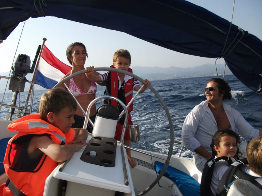 Always private 4 hour - Sail- dolphin Yacht Charter-paddle - Setting sail from Estepona’s marina