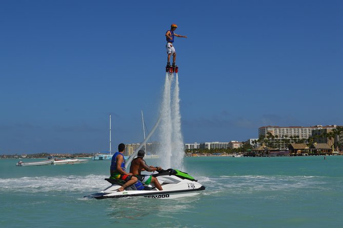 Aruba Flyboarding & Jetovator Experience: Fly Like a Bird & Dive Like a Dolphin - Arriving at Delphi Watersports on Palm Beach