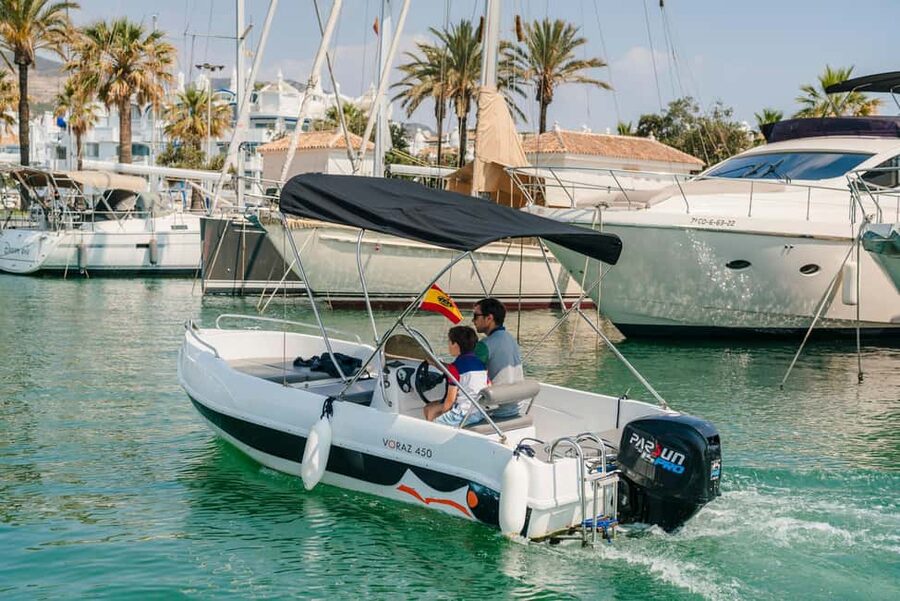 Benalmádena: license-Free Rent Boat for Dolphin Watching - Key details before you cast off