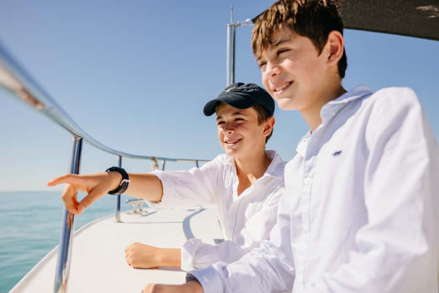 Broome: Snubfin Dolphin Cruises - A comfortable morning on a 50-foot catamaran