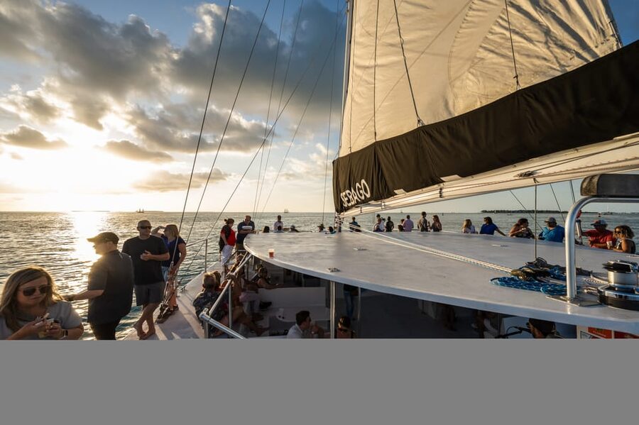 Captain's Choice: Dolphin Watch Sunset Sail - Tapas, shrimp cocktail, and tuna poke