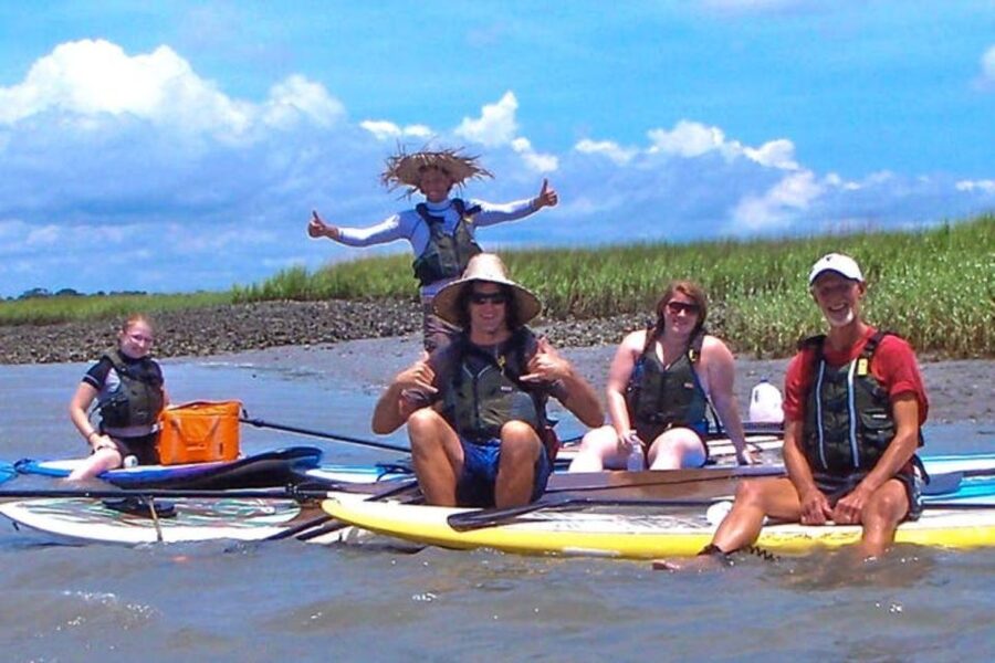 Charleston: Folly Beach Stand Up Paddleboard Dolphin Safari - Following the Folly River Tide and Wind
