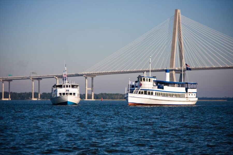 Charleston: Sightseeing Harbor Tour & Dolphin Watch - The USS Yorktown and Charleston’s military story