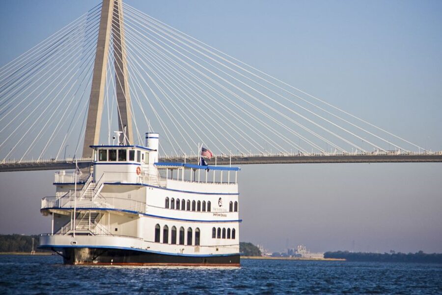 Charleston: Sightseeing Harbor Tour & Dolphin Watch - Castle Pinckney and the quieter harbor sights