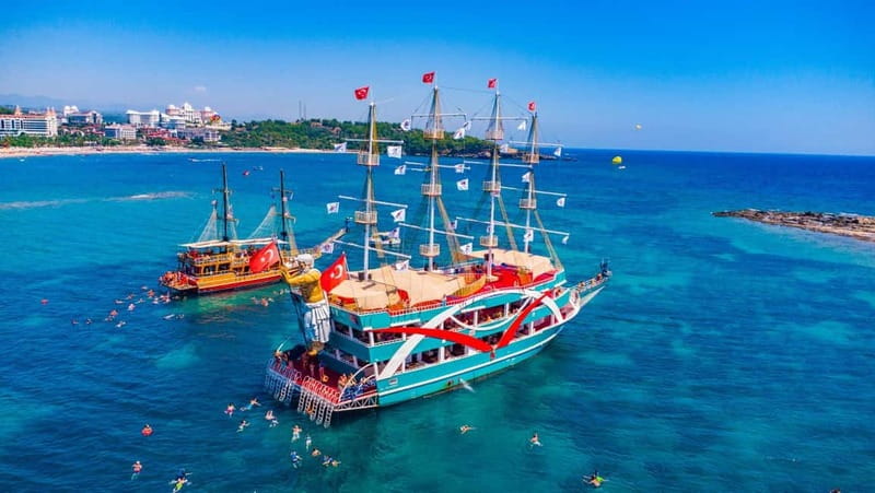 City Of Side: Dolphin Island Boat or Side Boat Tour Options - Dolphin Island, wildlife, and open-water expectations