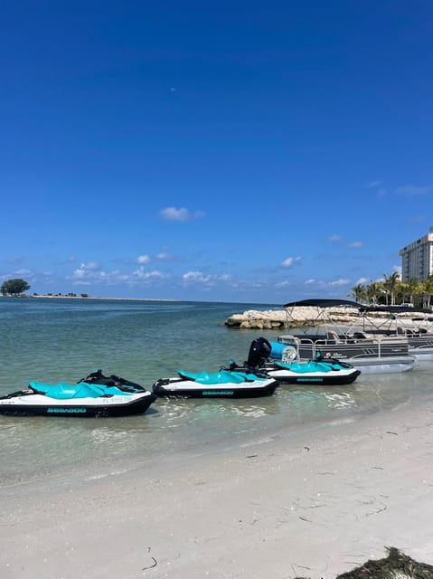Clearwater: 1 Hour Jetski Dolphin Tour with Guide - One ski, three people, and the $119 price