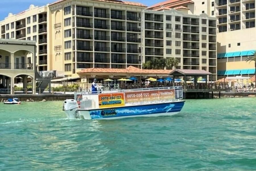 Clearwater Beach: Dolphin-Watching Sunset Cruise - Setting out along Clearwater Beach