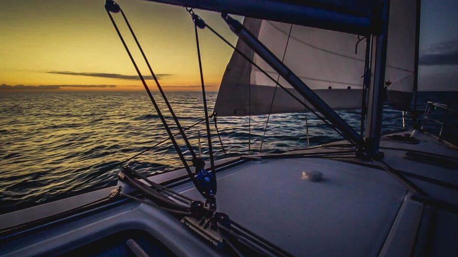 Denia: Sunset Electric Sailboat Cruise with Dolphin Spotting - Hearing the sea through the hydrophone