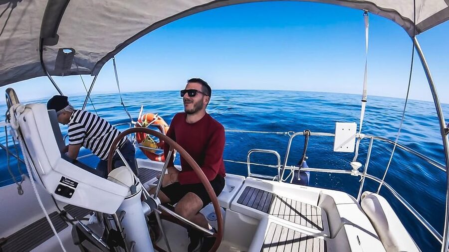 Denia: Sunset Electric Sailboat Cruise with Dolphin Spotting - Drinks, fruit, and a small-group feel