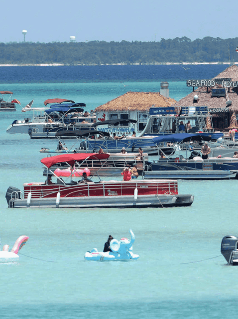 Destin: Crab Island Catamaran Tour with Dolphin Watching - Crab Island is the main event
