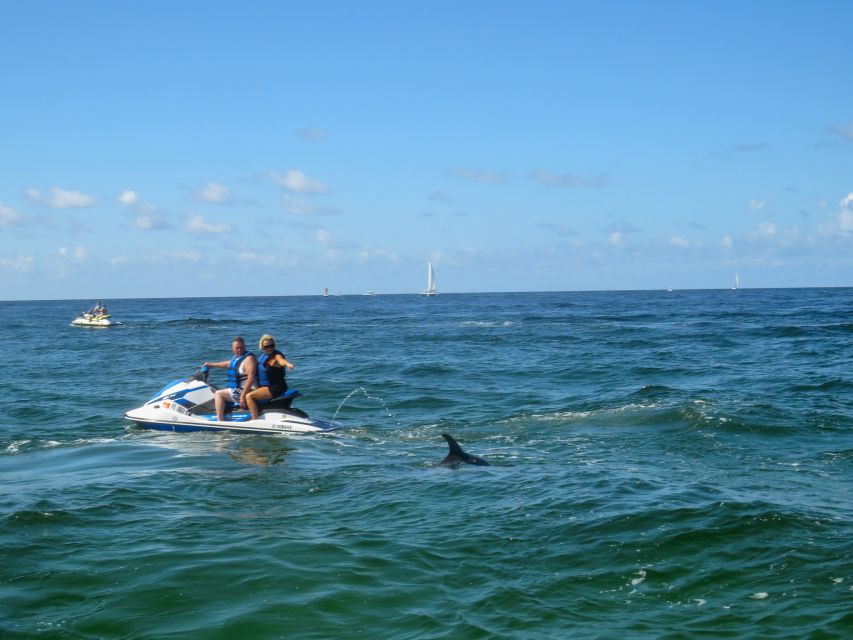 Destin: Crab Island Dolphin Jet Ski Tour - A fast way to see Destin from the water