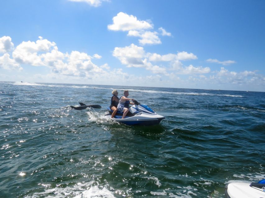 Destin: Crab Island Dolphin Jet Ski Tour - Getting comfortable on the jet ski