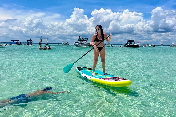 Destin Private Boat Tours Dolphin Crab Island Snorkel Sunset - Crab Island for a longer, more social outing