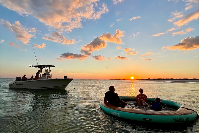 Destin Private Boat Tours Dolphin Crab Island Snorkel Sunset - Leaving from Destin Harbor