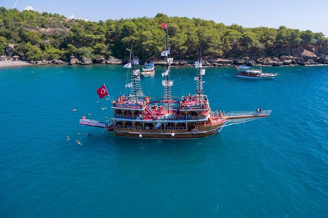 Dolphin Islands Boat Trip Lunch and Soft Drink Included From Side - Lunch on deck: chicken or fish with simple sides