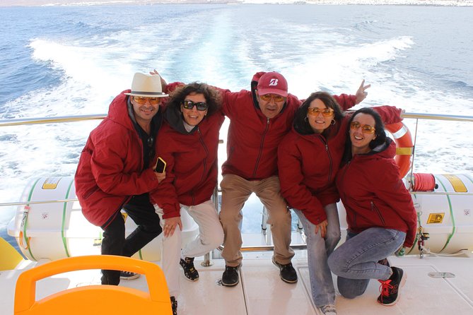 Dolphin Mini Cruise at Playa del Carmen - Leaving Puerto del Carmen on the Biosfera Jet