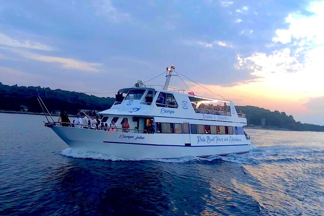 Dolphin Watching & Sunset Boat Tour With Dinner and Drinks - Veliki Brijun from the sea