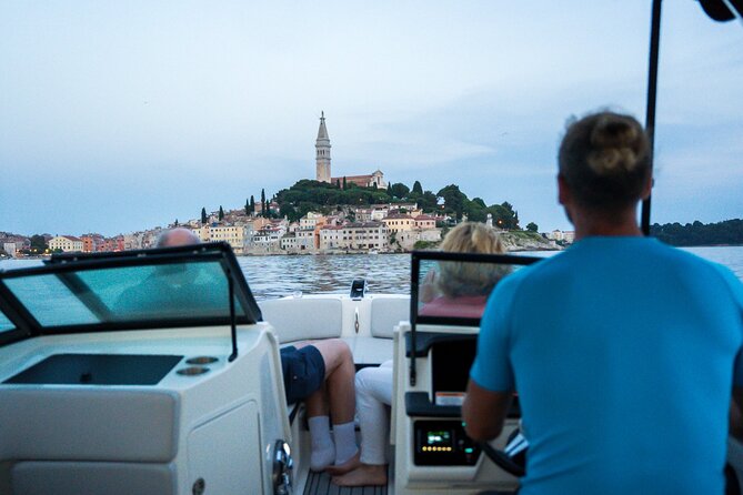 Dolphin Watching Sunset Speedboat Tour with Drinks in Rovinj - Watching dolphins without chasing them