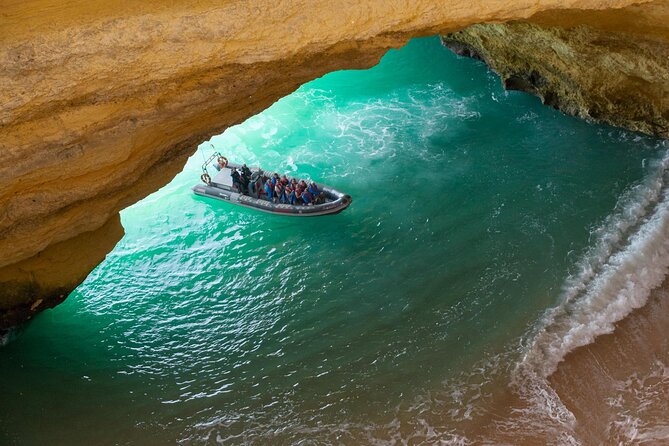 Dolphins & Caves on Rib Boat - Benagil: caves and cliffs from sea level