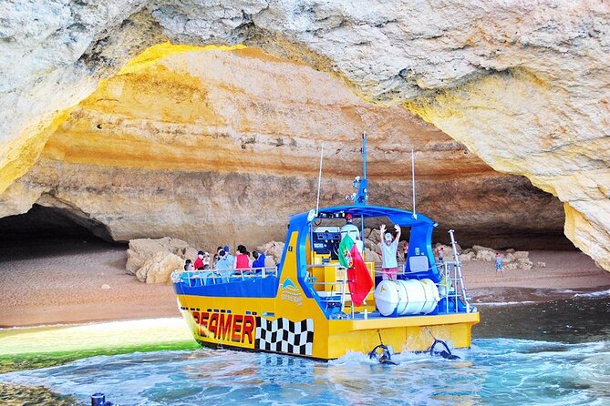 Dreamer Cave and Dolphins Boat Tour Ticket Albufeira - Leaving Albufeira Marina at Speed