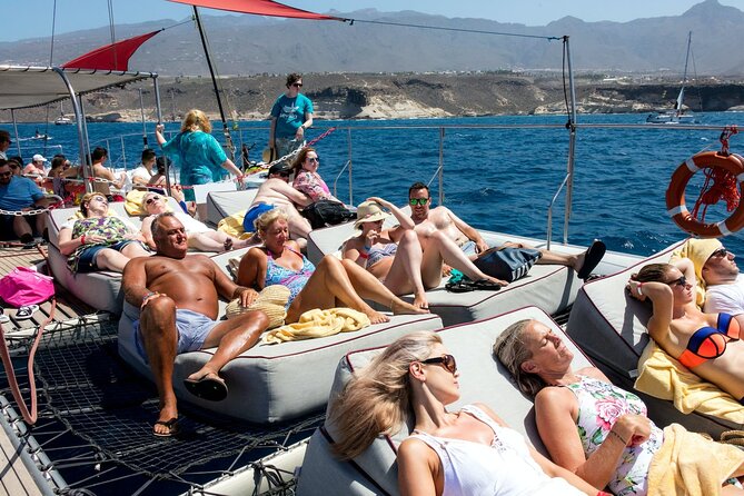 Exclusive Freebird Catamaran Whale & Dolphin to Masca From South - Comfort, space, and crew service