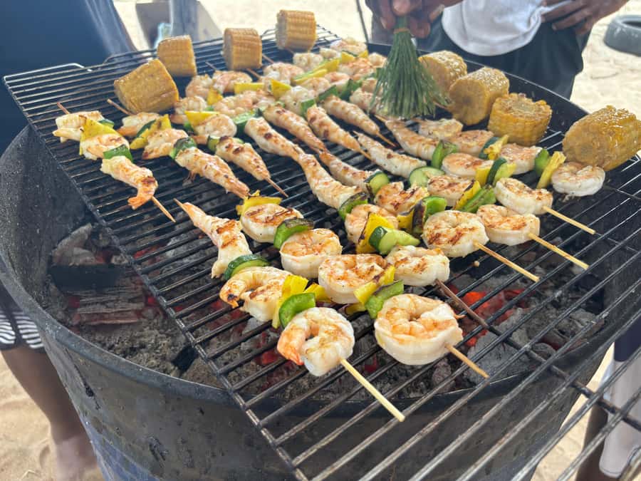 Exclusive:full-day/Dolphins watch& swimming Crystal Rock+Bbq - Starting at Le Morne public beach