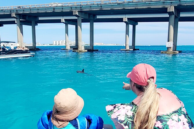Fall/ Winter Destin Harbor Sightseeing Cruise - Passing Crab Island by boat