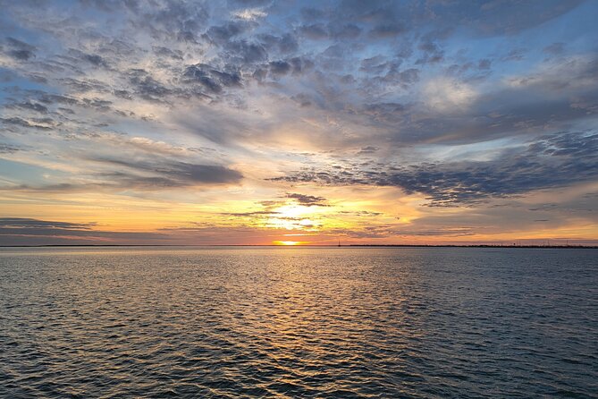 Fireworks Cruise with Dolphin Watch in Laguna Madre Bay - Up Thompkins Channel toward the fireworks