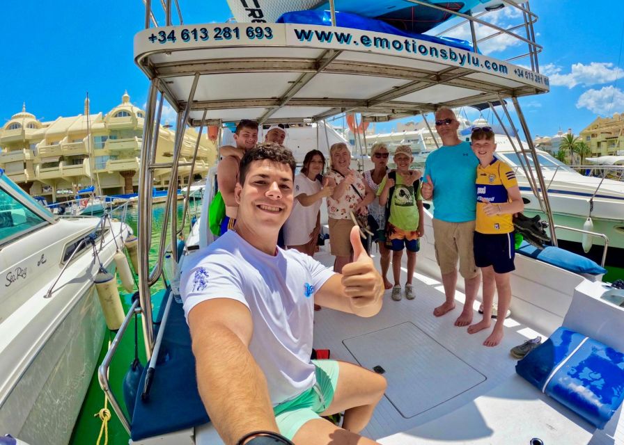 From Benalmádena & Torremolinos: Dolphin Watch Boat Trip - What the $44 price gets you
