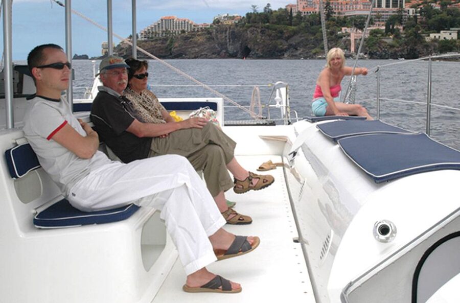 Funchal: Dolphin and Whale Watching Catamaran Cruise - Leaving Funchal for the open Atlantic