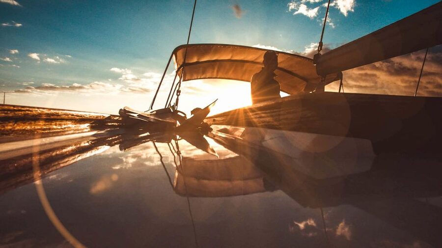 Funchal: Dolphin and Whale Watching Sunset Sailing Tour - Cabo Girão, swimming beneath a 580-meter cliff