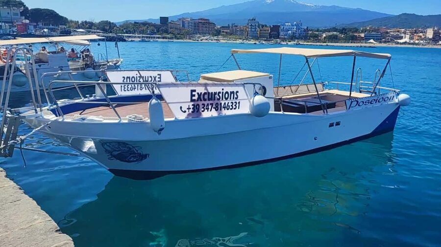 Giardini Naxos: Dolphin Searching Sunset Boat Tour - Lovers’ Cave and the first coastal views