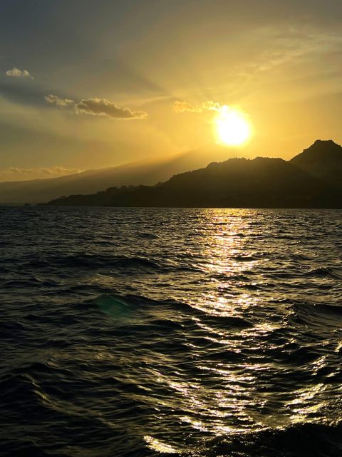 Giardini Naxos Taormina: Dolphin Watching Sunset Tour - The Sicilian aperitif on board