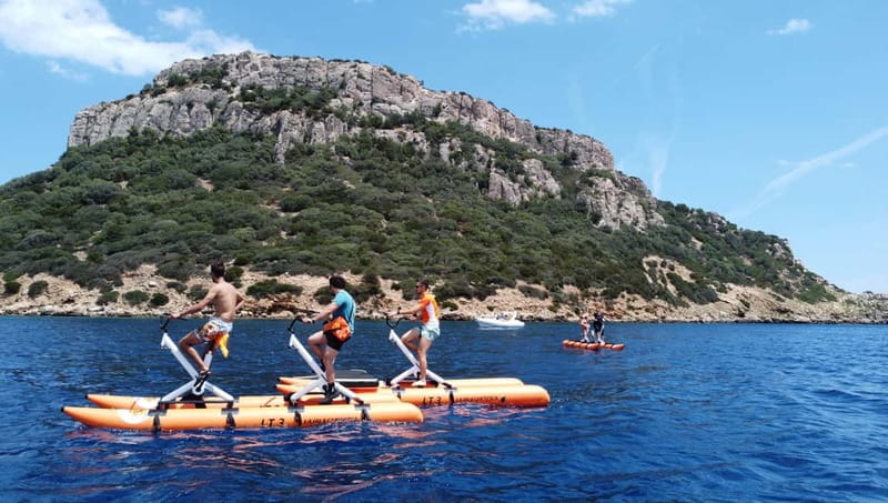 Golfo Aranci: Hydrobike Experience with Aperitif & Dolphins - Sun, steering, and the practical limits