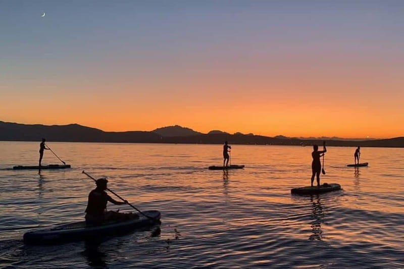 Golfo Aranci: Sup with dolphins, aperitif & photo shoot - The 55-minute search for Golfo Aranci dolphins