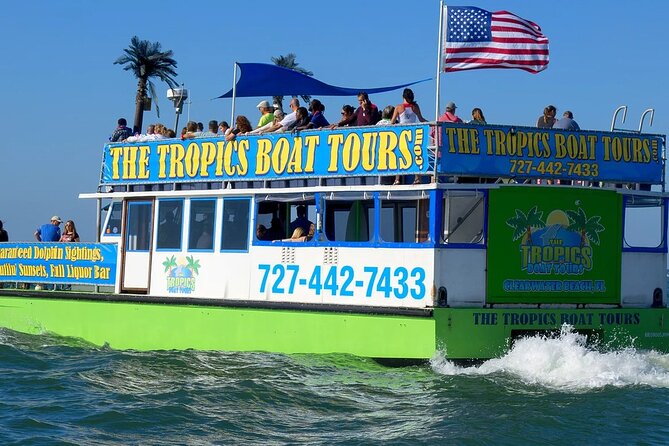Guaranteed Dolphin Sighting Tour on Tropics Boat Tours - A short Gulf Coast cruise with room for wildlife