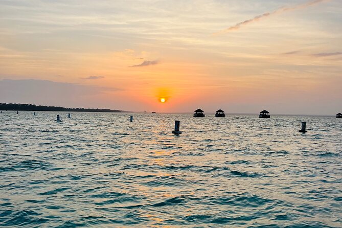 Guided Sunset and Eco Tour Non Private in Destin, FL - Passing Crab Island into Choctawhatchee Bay