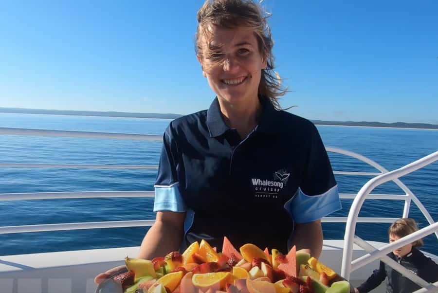 Hervey Bay: Pre-season Whale and Dolphin Watching Cruise - What the vessel is like for families and mobility needs