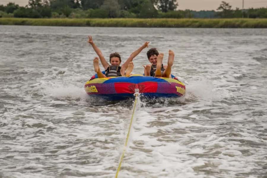 Hilton Head: Private Dolphins & Tubing Adventure - Shelter Cove Marina is the starting line