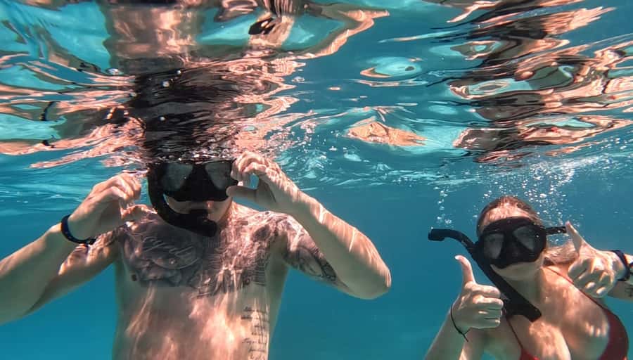Hurghada: 3-Island Speedboat, Dolphin Watching & Snorkeling - Orange Bay, one hour on Giftun Island
