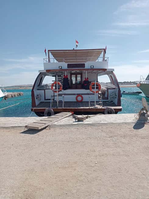 Hurghada: Dolphin & Coral Reef Snorkeling Tour with Lunch - The crew, safety, and first-time snorkeling