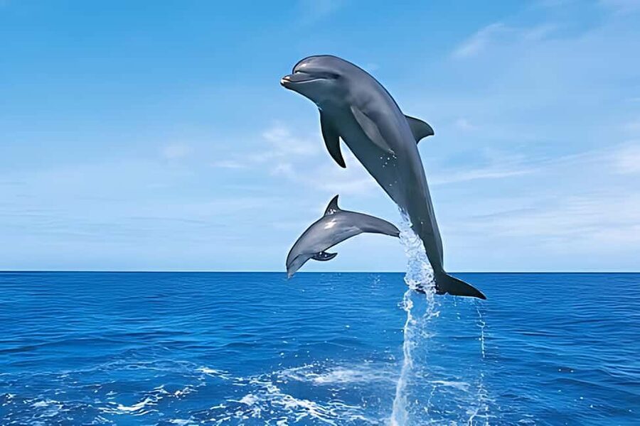 Hurghada: Dolphin Cruise with Snorkeling & Buffet Lunch - Two snorkeling stops on coral reefs