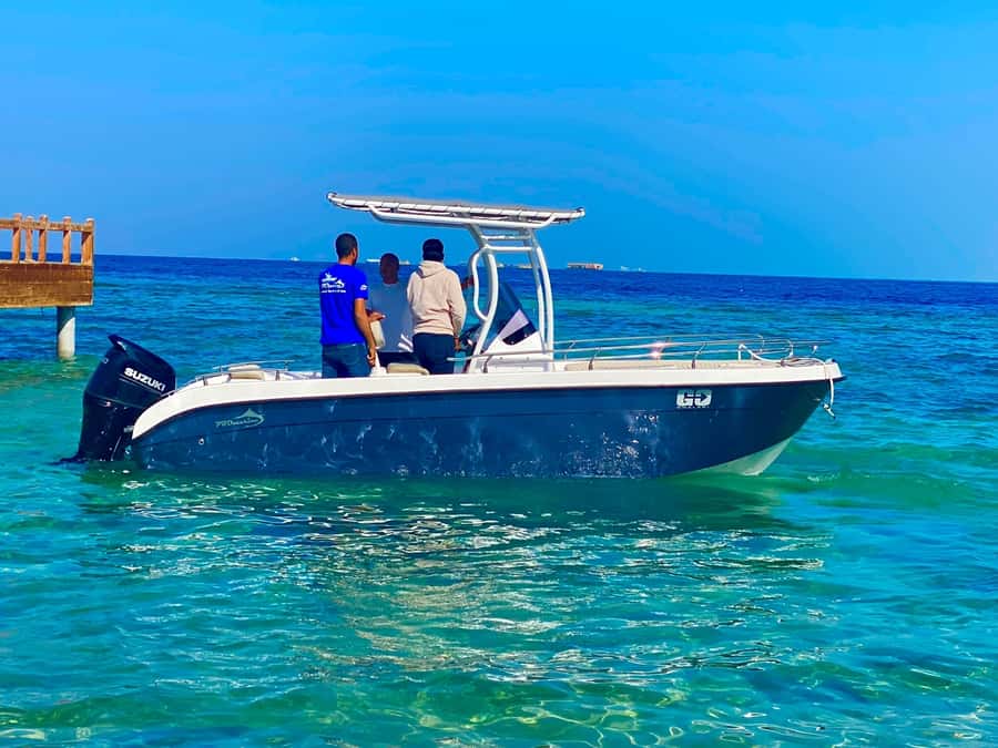 Hurghada: Orange Bay Dolphin Watching, Snorkeling & Lunch - Orange Bay on Giftun Island