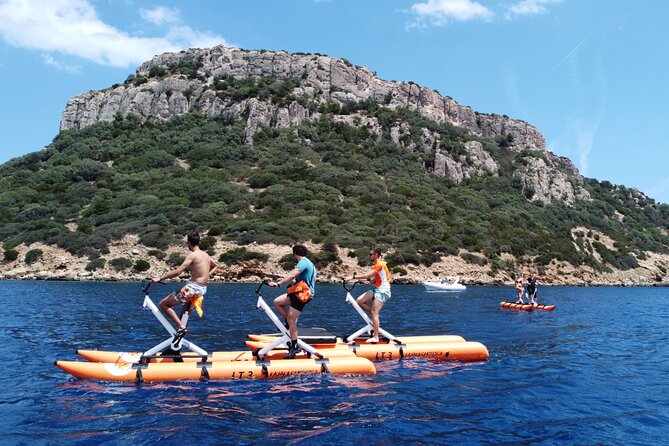 Hydrobike tour with aperitif and dolphins - Cala Moresca: your first hour in clear water